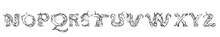 Magical Unicorn Princess Font LOWERCASE