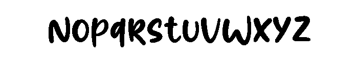 Magical2 Font LOWERCASE