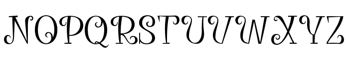 MagicalNight-Regular Font UPPERCASE