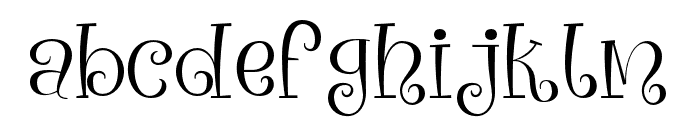 MagicalNight-Regular Font LOWERCASE