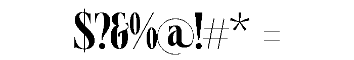 Magiction Font OTHER CHARS