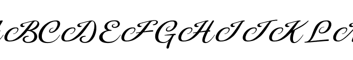 Magiera Script Font UPPERCASE