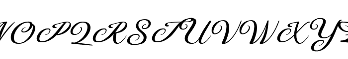 Magiera Script Font UPPERCASE