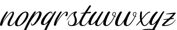 Magiera Script Font LOWERCASE