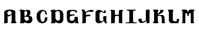 MagklorRegular Font UPPERCASE