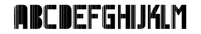Magnetic Font UPPERCASE