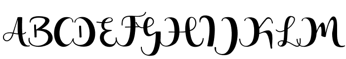 Magnificent Free Font UPPERCASE