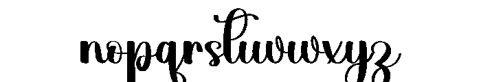 Magnolia Dreamy Font LOWERCASE