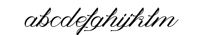 Magnolia  Italic Font LOWERCASE