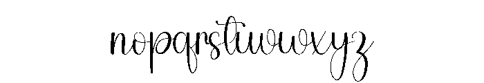 Magnolia2 Font LOWERCASE