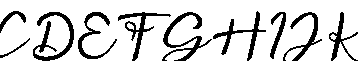 MagnolisaDEMO Font UPPERCASE