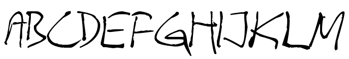 Magnus Handwriting Font UPPERCASE