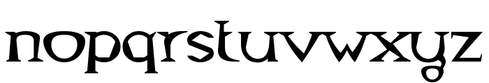 Magyar Serif Font LOWERCASE