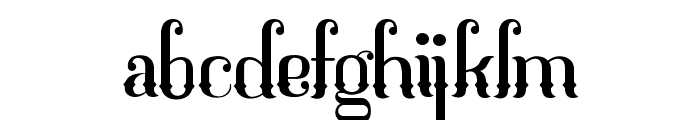 Mahaputra Font LOWERCASE