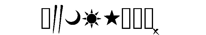 Mahiwaga_baybayin_font Regular Font OTHER CHARS