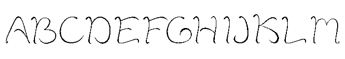 Mai Melanie Regular Font UPPERCASE