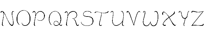 Mai Melanie Regular Font UPPERCASE