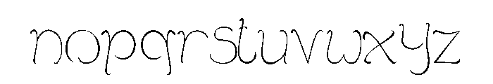 Mai Melanie Regular Font LOWERCASE