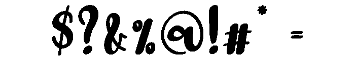 Maiden Font OTHER CHARS