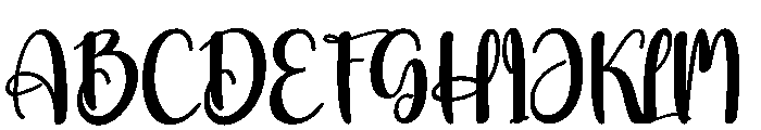 Maiden Font UPPERCASE