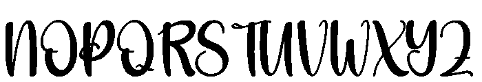 Maiden Font UPPERCASE