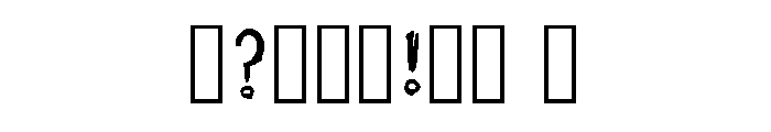Main Regular Font OTHER CHARS