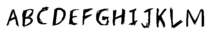 Main Regular Font UPPERCASE