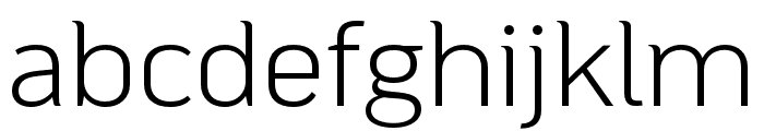 Mainlux-Light Font LOWERCASE