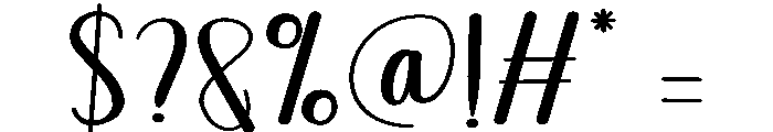 Maintain Font OTHER CHARS