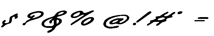 MaisondesPastelScript Font OTHER CHARS