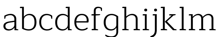 Maitree Light Font LOWERCASE