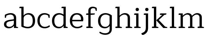 Maitree Regular Font LOWERCASE