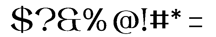 Majestic Romale Font OTHER CHARS
