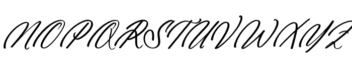 Majestric DEMO VERSION Italic Font UPPERCASE