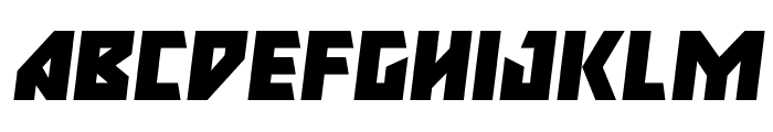Major Force Expanded Italic Font LOWERCASE