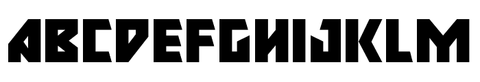 Major Force Expanded Font LOWERCASE