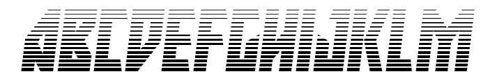 Major Force Gradient Italic Font UPPERCASE