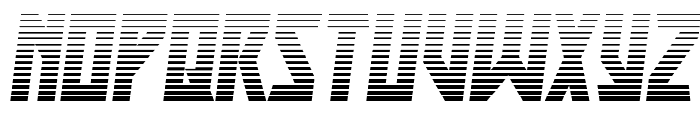 Major Force Gradient Italic Font UPPERCASE