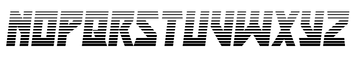 Major Force Gradient Italic Font LOWERCASE