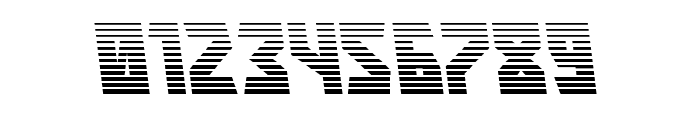 Major Force Gradient Leftalic Font OTHER CHARS
