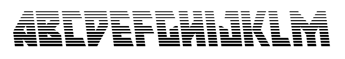 Major Force Gradient Leftalic Font LOWERCASE