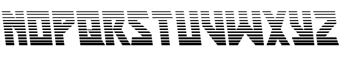 Major Force Gradient Leftalic Font LOWERCASE