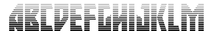 Major Force Gradient Font UPPERCASE