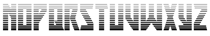 Major Force Gradient Font UPPERCASE