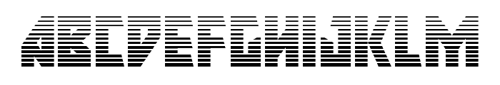 Major Force Gradient Font LOWERCASE