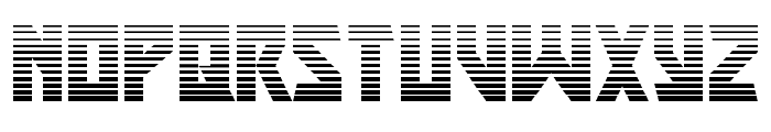 Major Force Gradient Font LOWERCASE