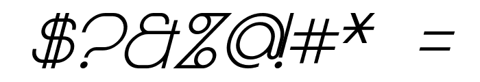Majoram Bold Italic Font OTHER CHARS