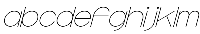 Majoram Italic Font LOWERCASE