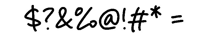 Make Choco Font OTHER CHARS