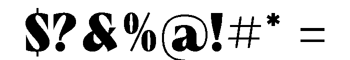 Makers Weave Font OTHER CHARS